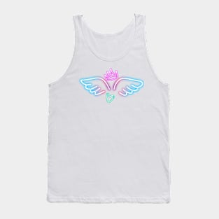 Neon Angel wings Tank Top